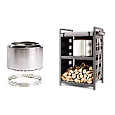 Yukon 27" Fire Pit + Station Bundle