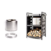 Bonfire 19.5" Fire Pit + Station Bundle