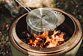 Fire Pit Popcorn Maker