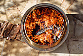 Canyon 30" Fire Pit + Surround Bundle