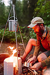 Camp Stove Cooking Tripod