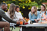 Yukon 27" Fire Pit + Surround Bundle