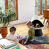 Lloyd Modern Gel Fuel Fireplace