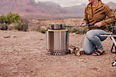 Fire Pit Popcorn Maker