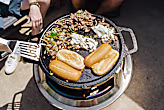 27" Fire Pit Cast Iron Griddle Top + Hub