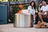 Yukon 27" Fire Pit + Surround Lite Bundle