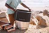 Bonfire 19.5" Fire Pit + Surround Lite Bundle