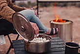 Fire Pit Popcorn Maker