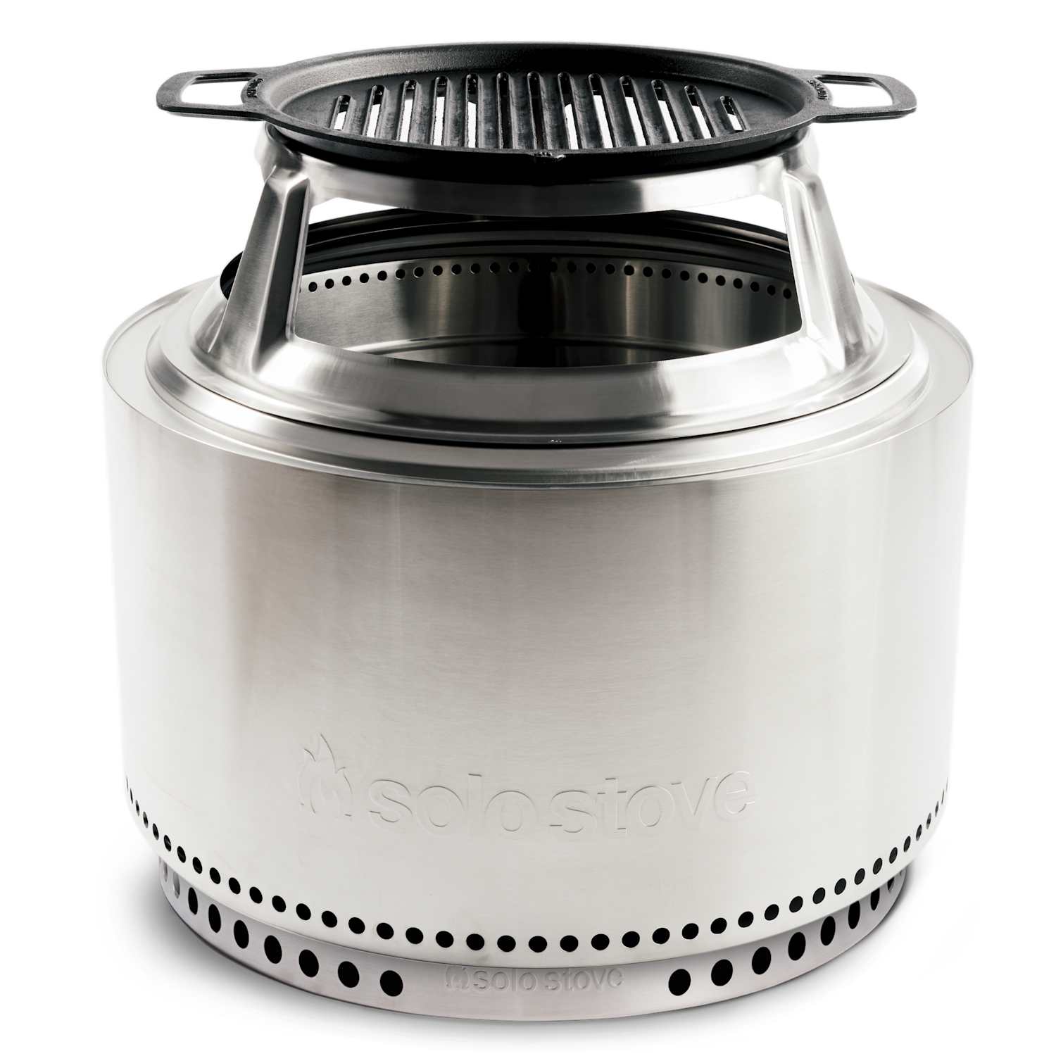 Solo Stove 30" Fire Pit Cast Iron Grill + Hub - $349.99 at Solo Stove