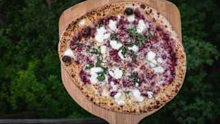 Beet Pesto With Goat Cheese