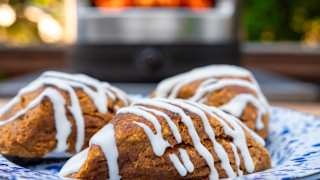 Glazed Pumpkin Scones