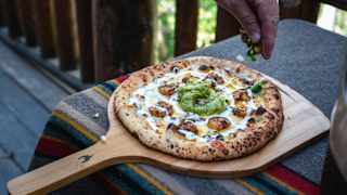 Chipotle Cajun Shrimp Pizza 