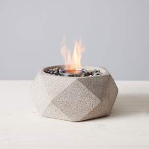 Geo Tabletop Fire Bowl