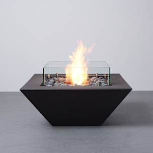 Wedge Square Bioethanol Fire Pit