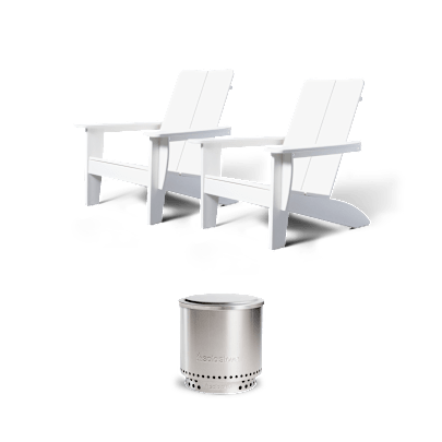 Terraflame Chairs Ran Essential Bundle + Chair White