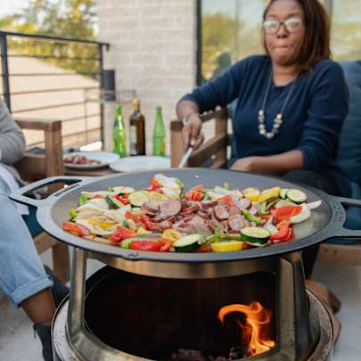 Ranger Cast Iron Wok Top + Hub