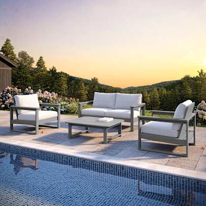 Terra Flame Coffee Table by Solo Stove