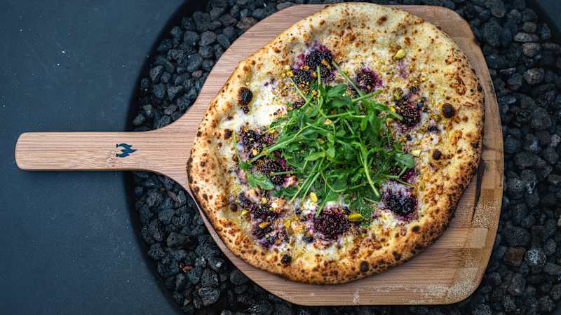 Blackberry, Goat Cheese, and Honey 