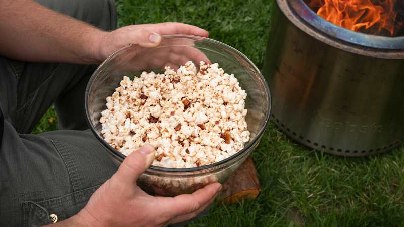 "Pig Candy" Bacon Popcorn