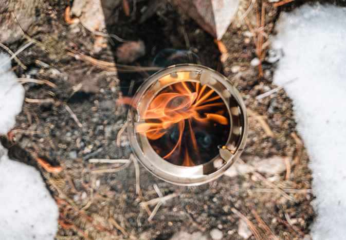 Mountain Campfire