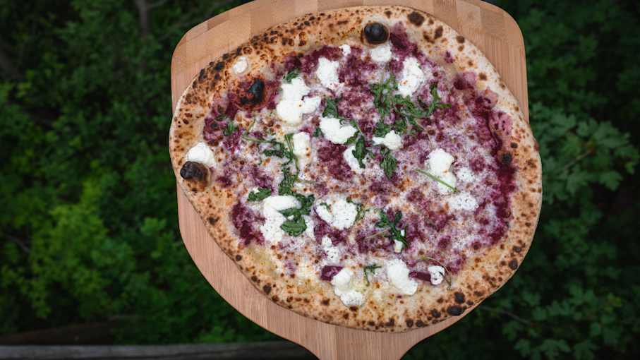 Beet Pesto With Goat Cheese