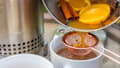 Spiced and Spiked Hot Apple Cider