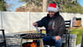 Chestnuts Roasting On Smokeless Open Fire 