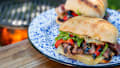 Grilled Steak and Red Pepper Sandwich