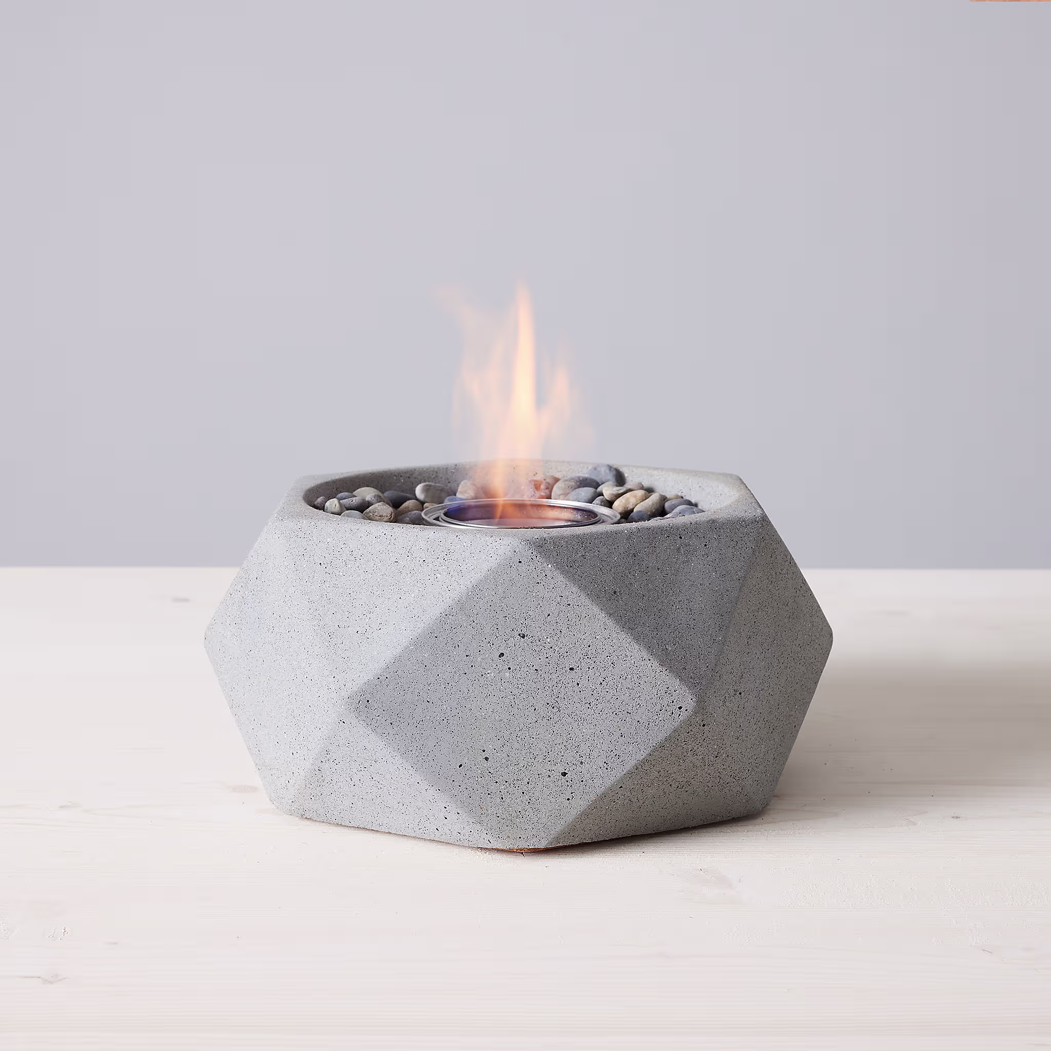 Geo Tabletop Fire Bowl