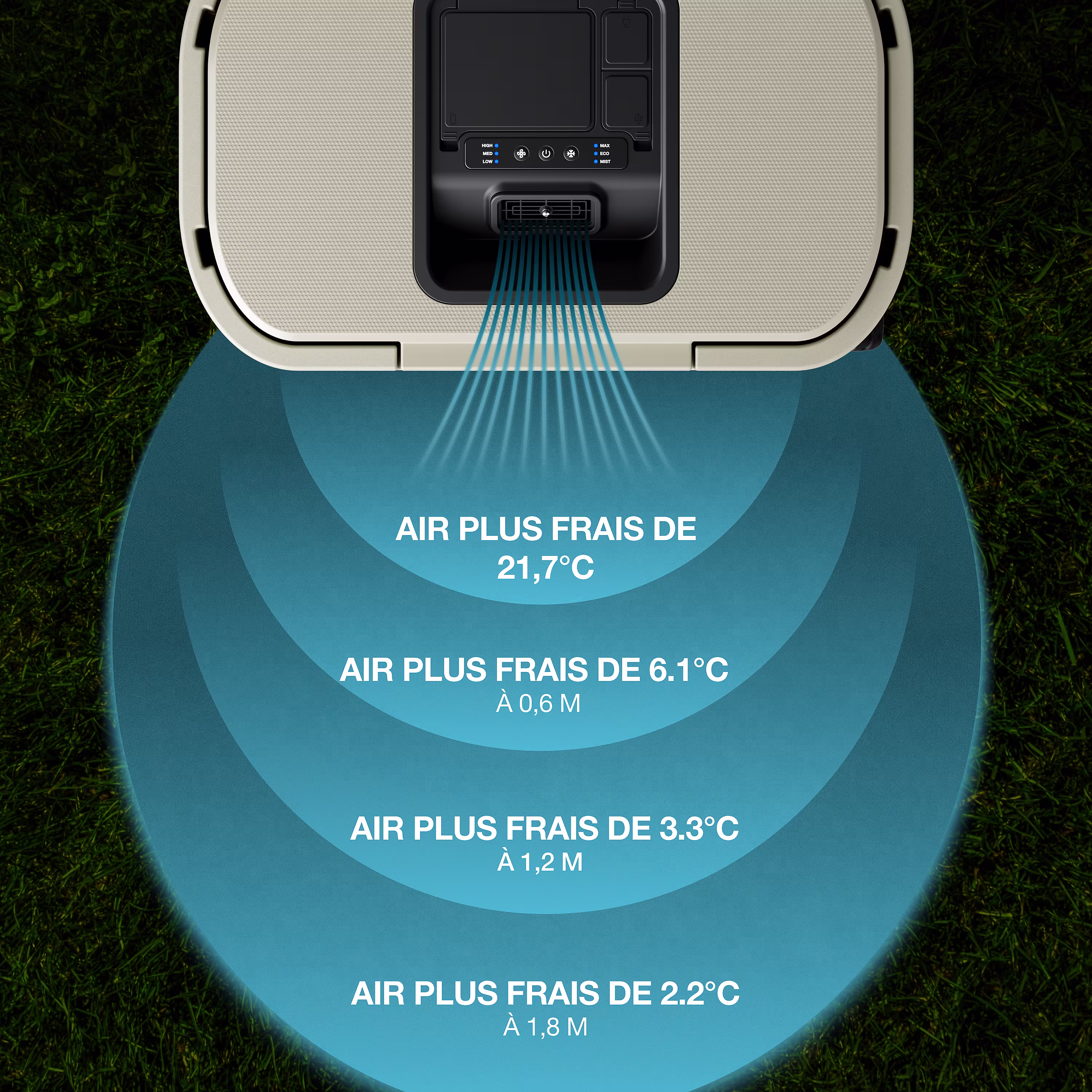 Windchill 47 Glacière + Climatiseur Portable