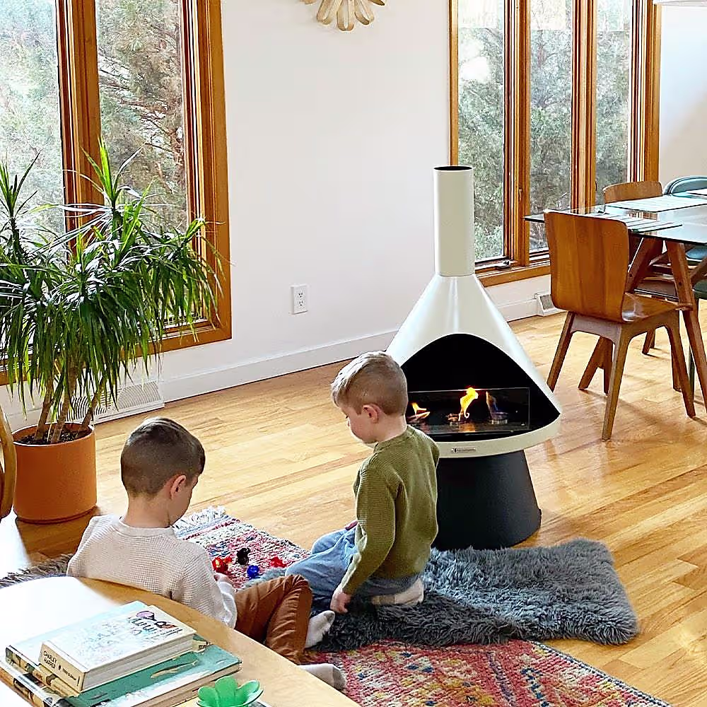 Lloyd Modern Gel Fuel Fireplace