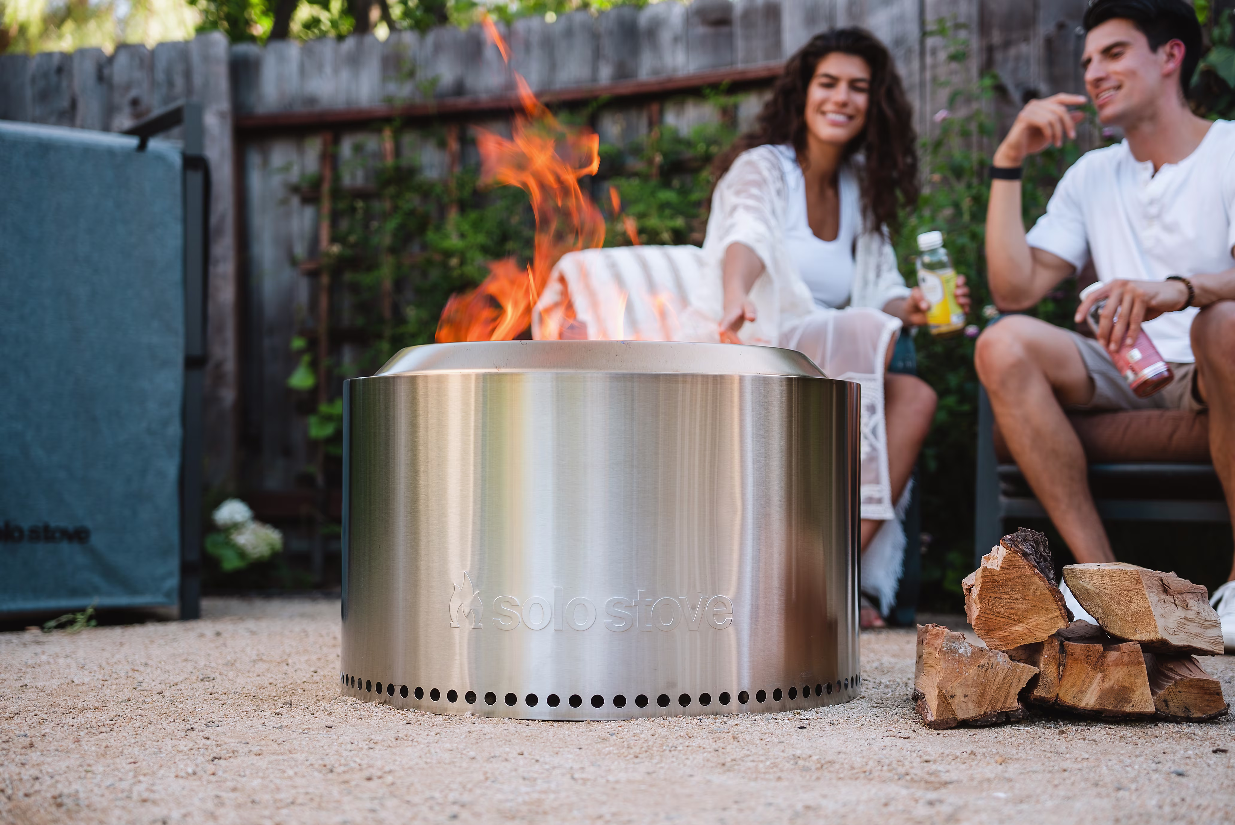Yukon 27" Fire Pit + Surround Lite Bundle