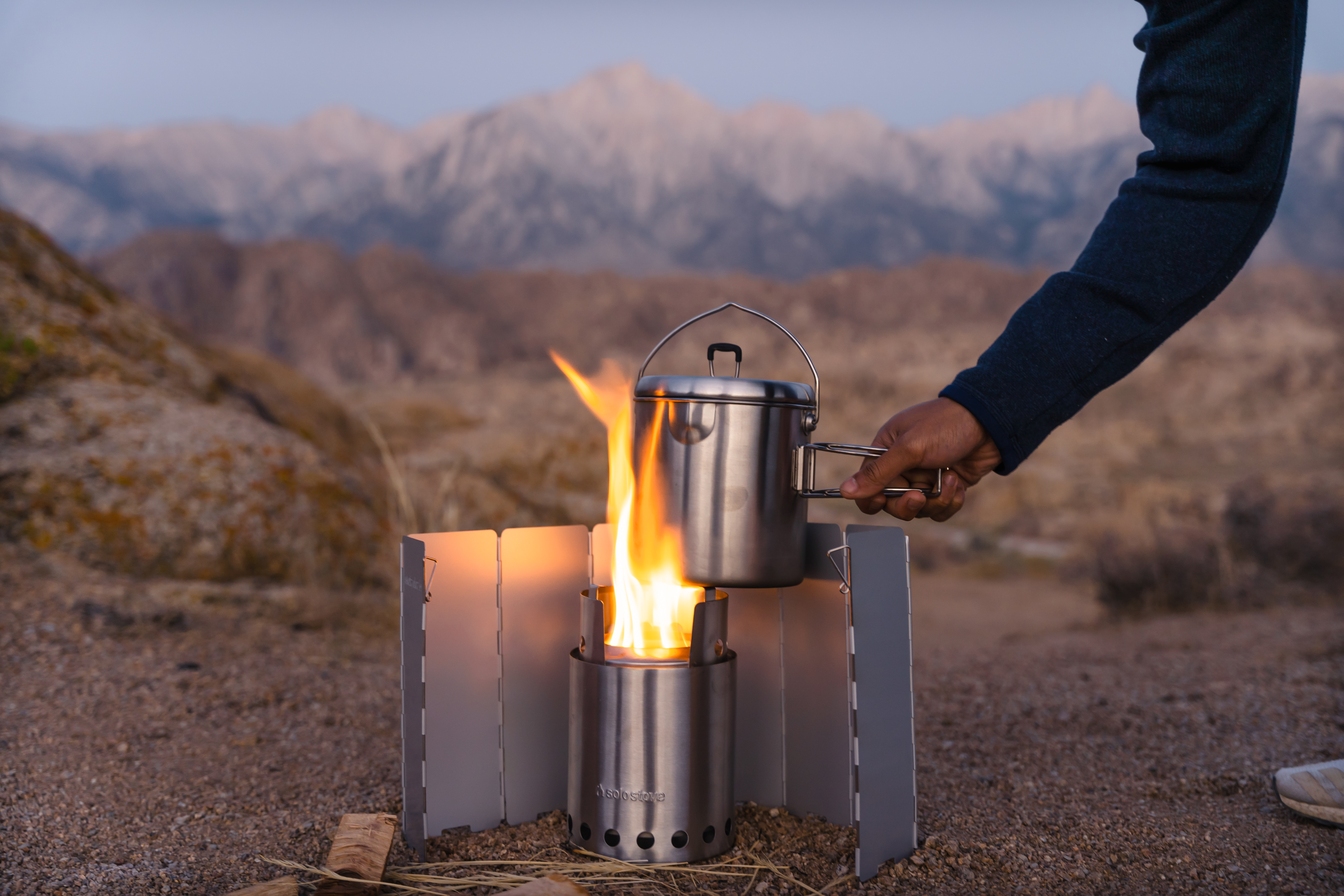 Windscreen for backpacking stove sales