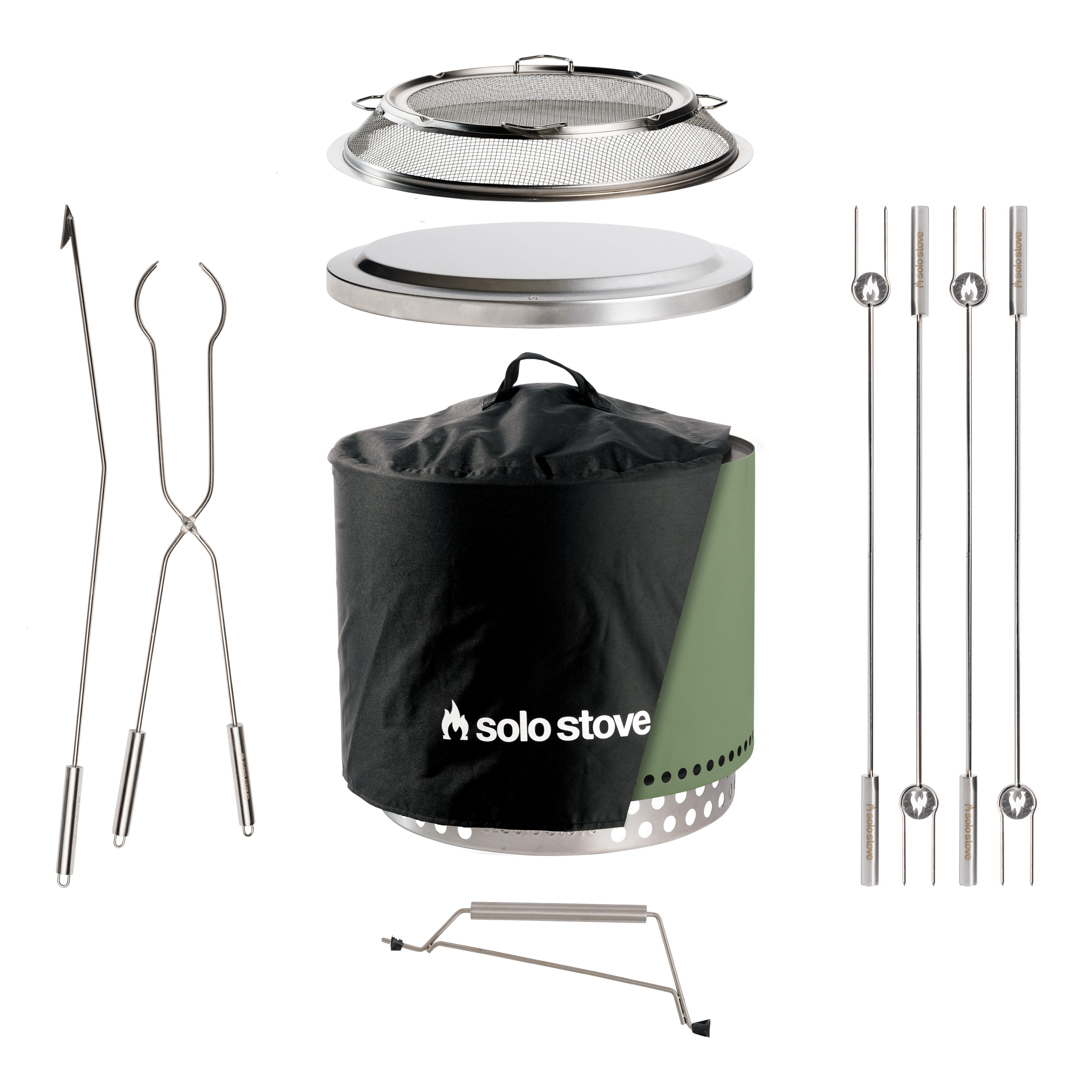 Bonfire Smokeless Fire Pit Backyard Bundle 2.0 - Portable
