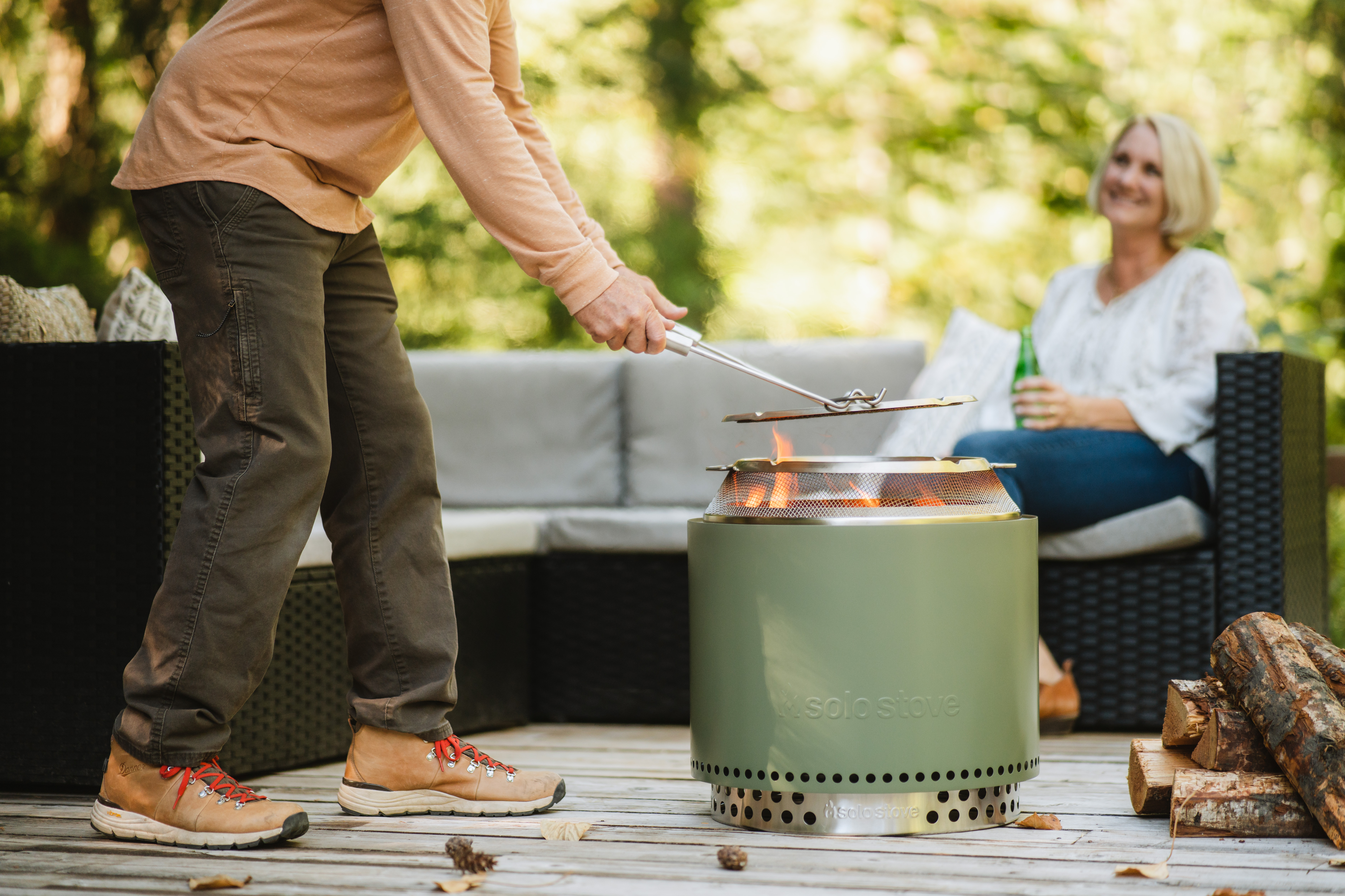 Bonfire Smokeless Fire Pit Backyard Bundle 2.0 - Portable