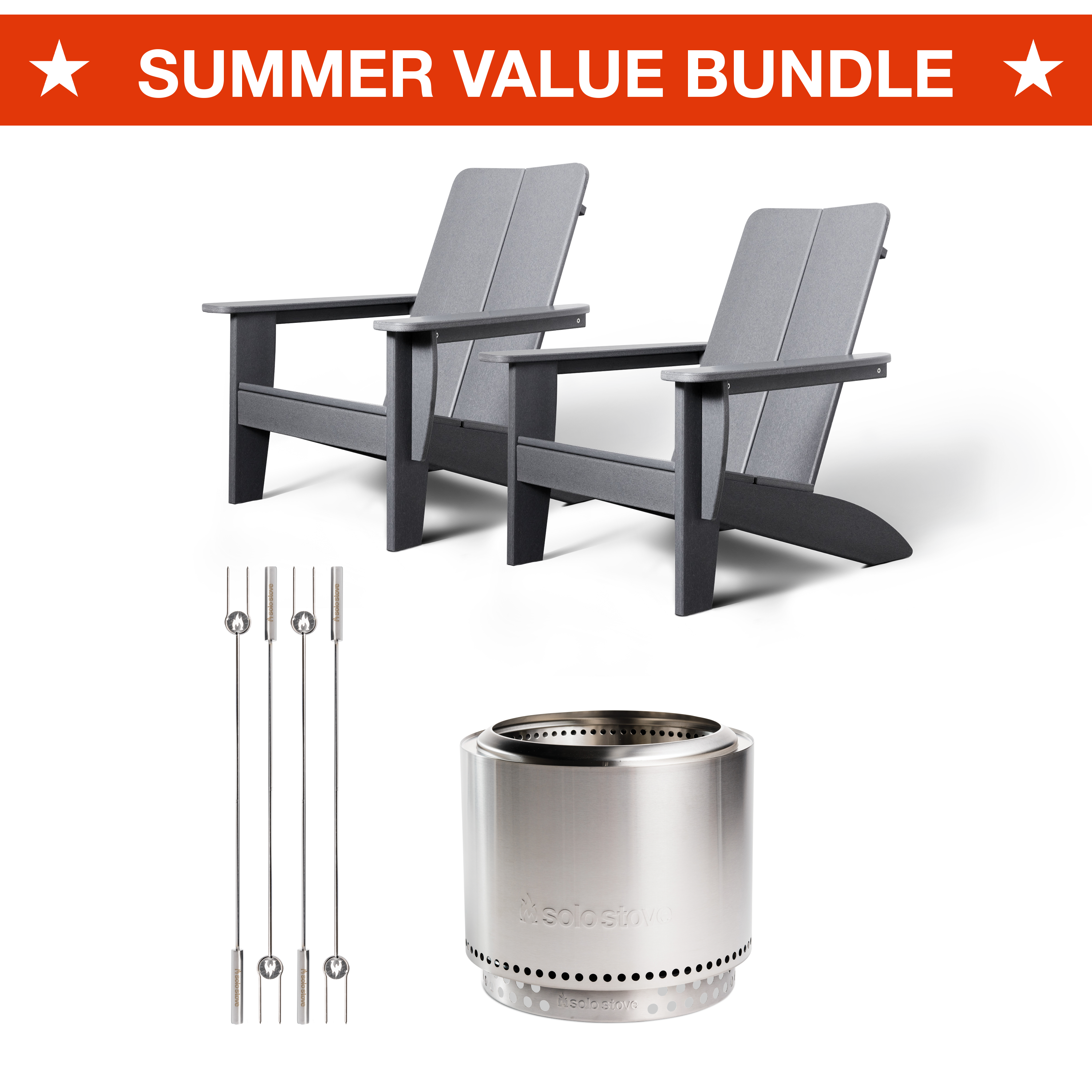 Bonfire Fire Pit Deluxe Deck Bundle | Solo Stove