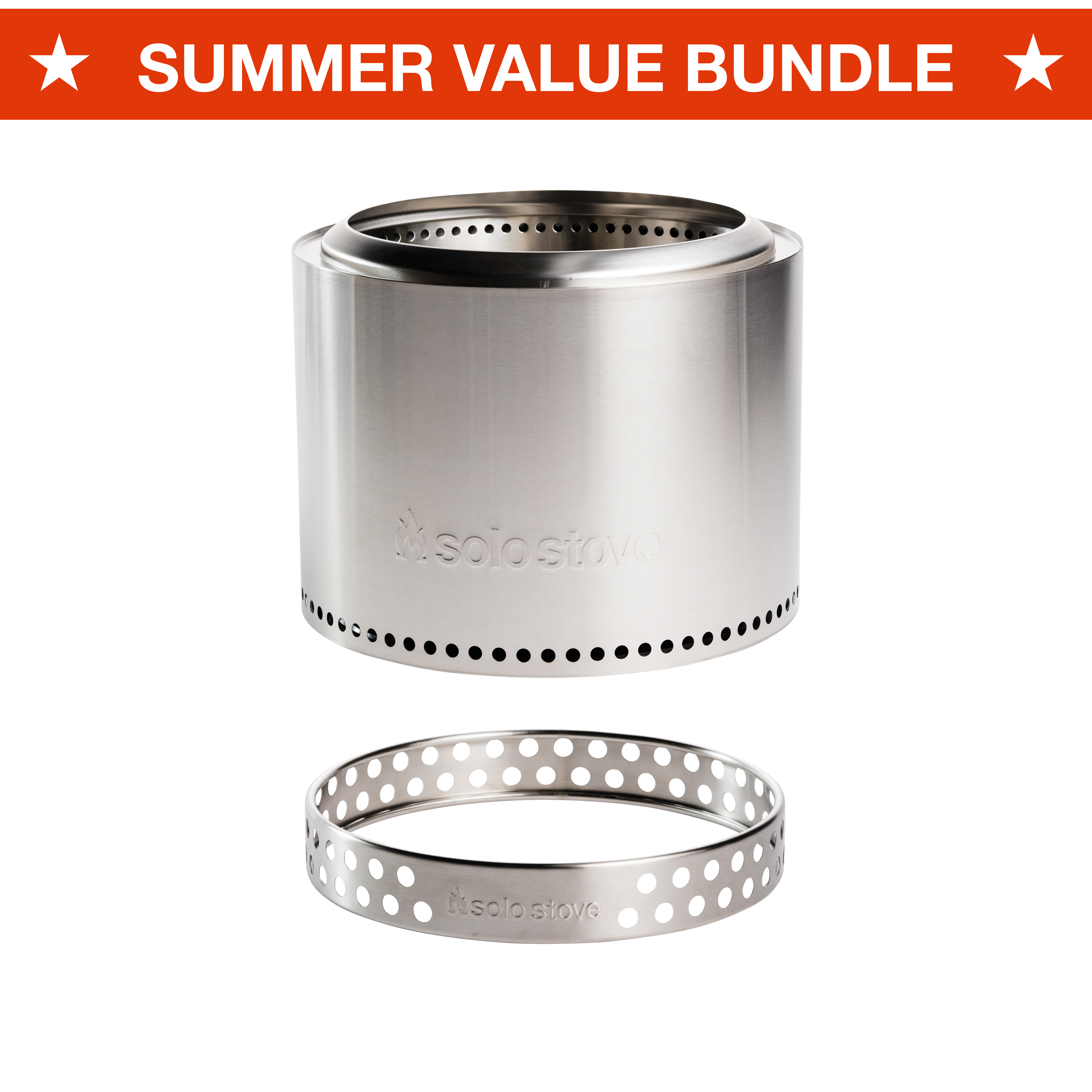 Bonfire Smokeless Fire Pit Backyard Bundle 2.0 - Portable
