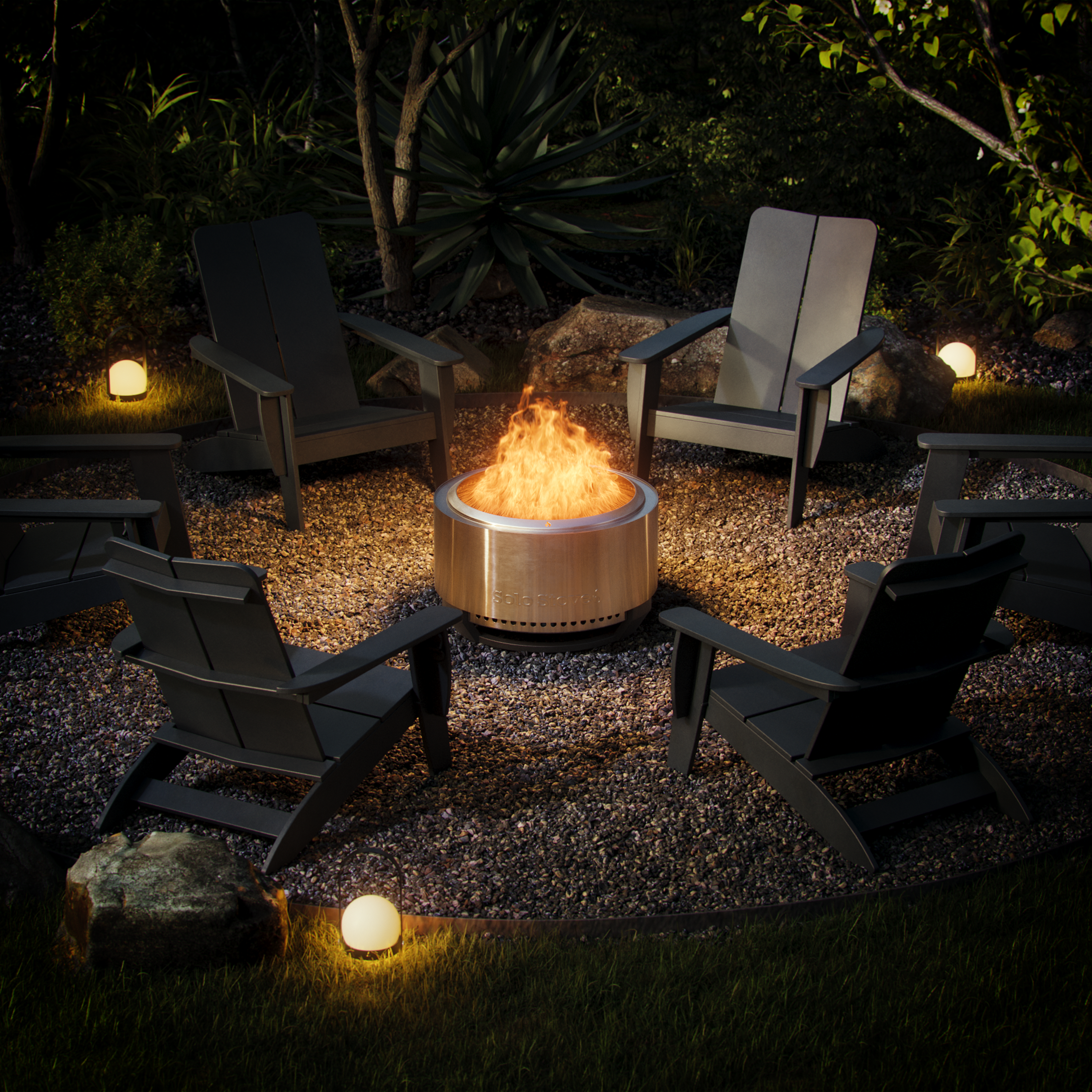 Summit 24™ Smokeless Fire Pit Solo Stove