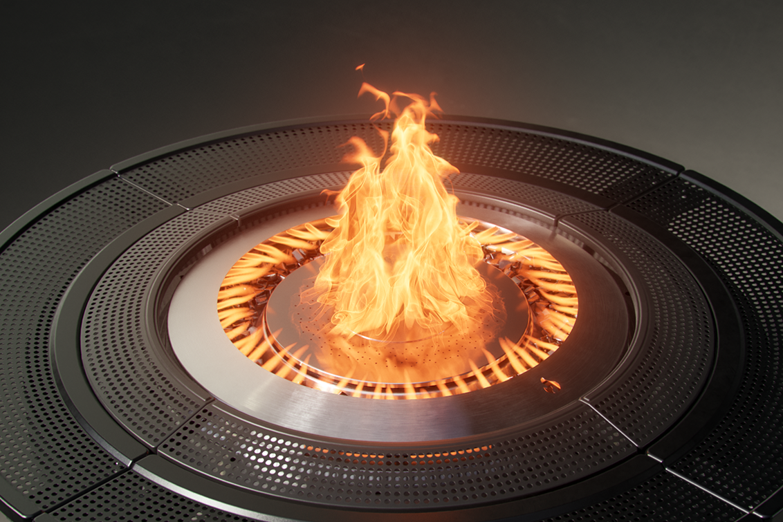 The Infinity Flame Propane Fire Pit: Solo Stove Signature Flame™ Solo Stove